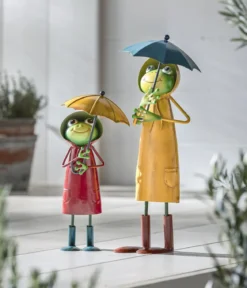 Dehner Eisen-Frosch mit Schirm