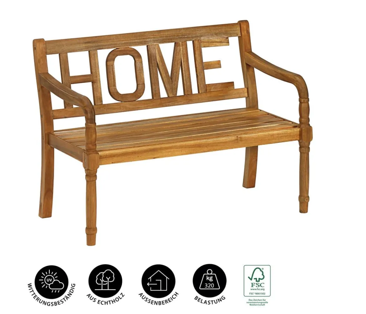 Dehner Gartenbank Home, 2-Sitzer