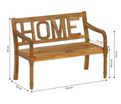 Dehner Gartenbank Home, 2-Sitzer
