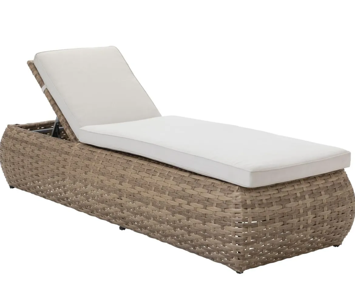 Dehner Gartenliege Tulum, ca. B60/H94/T195 cm