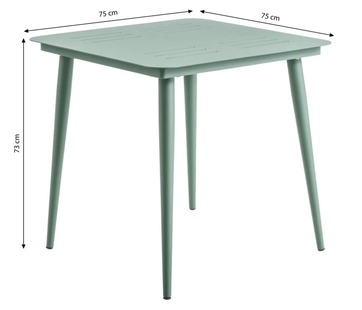 Dehner Gartentisch Paris, ca. B75/H73/T75 cm