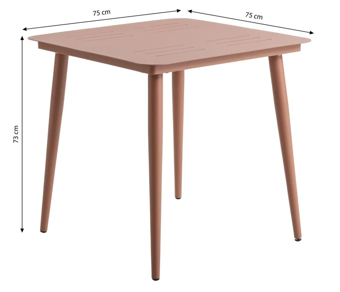 Dehner Gartentisch Paris, ca. B75/H73/T75 cm