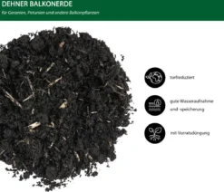 Dehner Geranien- & Balkonerde, 57 x 40 Liter