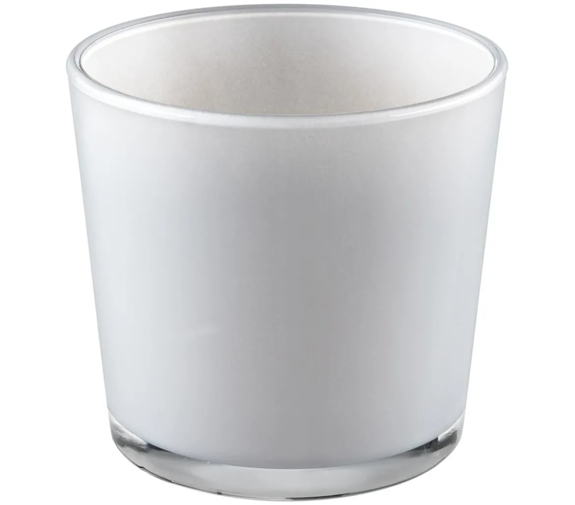 Dehner Glas-Übertopf Conner, konisch
