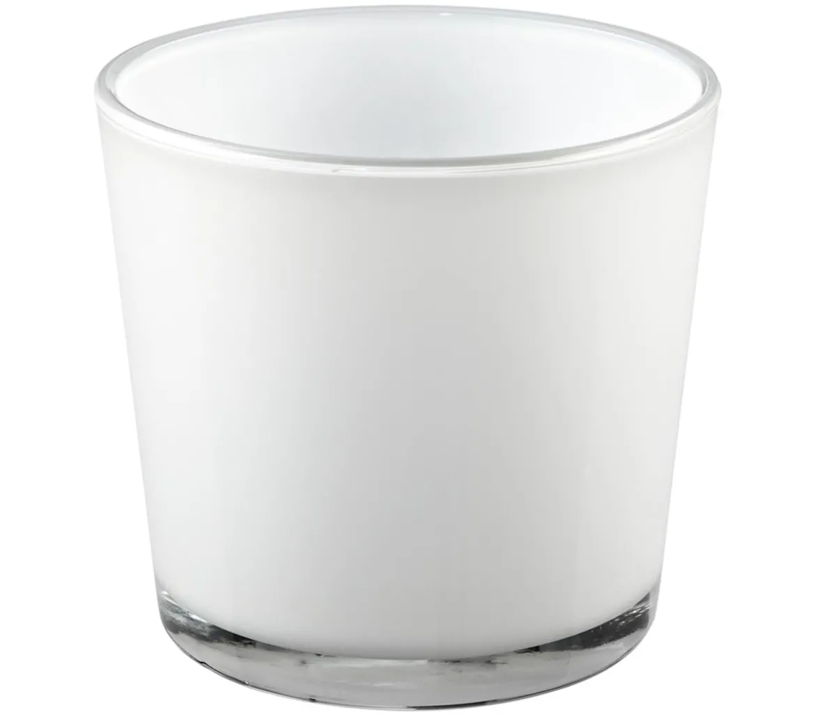 Dehner Glas-Übertopf Conner, konisch