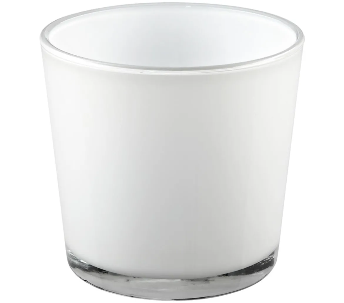 Dehner Glas-Übertopf Conner, konisch