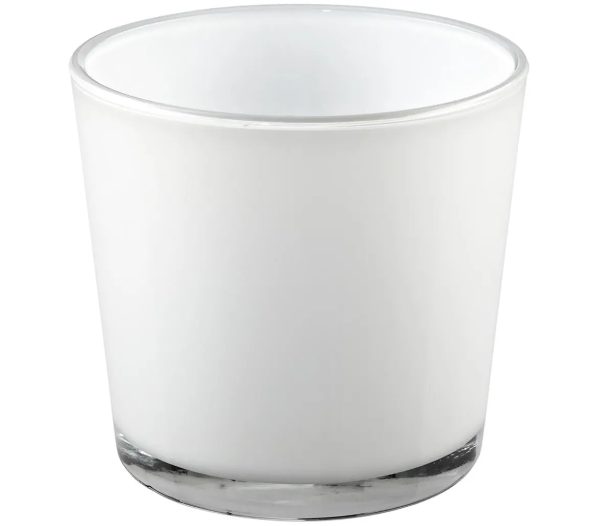 Dehner Glas-Übertopf Conner, konisch
