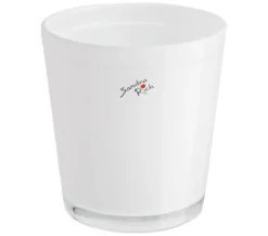 Dehner Glas-Übertopf, konisch, ca. Ø12 cm