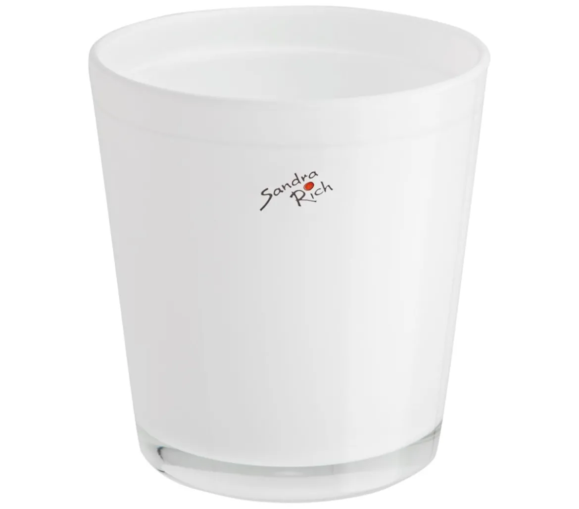 Dehner Glas-Übertopf, konisch, ca. Ø12 cm