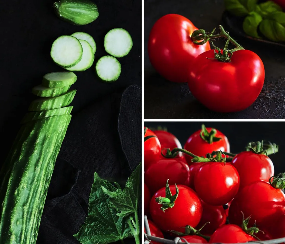 Dehner Gourmet Garten Gemüse-Set Kleiner Balkon, 3-teilig