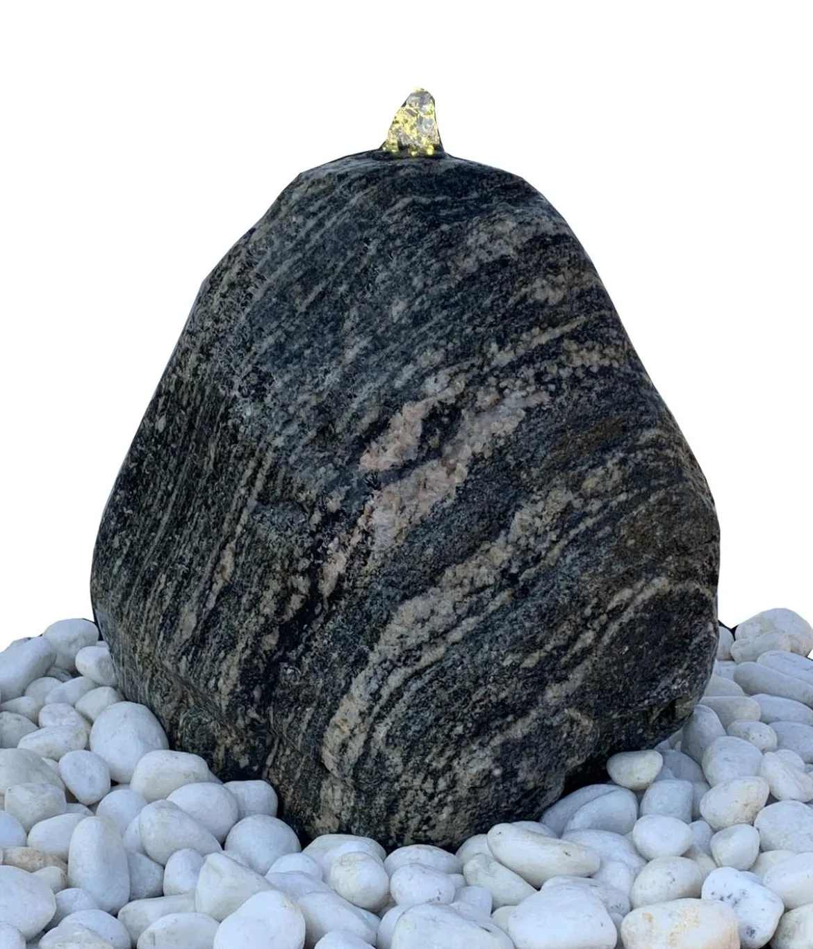 Dehner Granit-Gartenbrunnen River Rock, ca. H35 cm