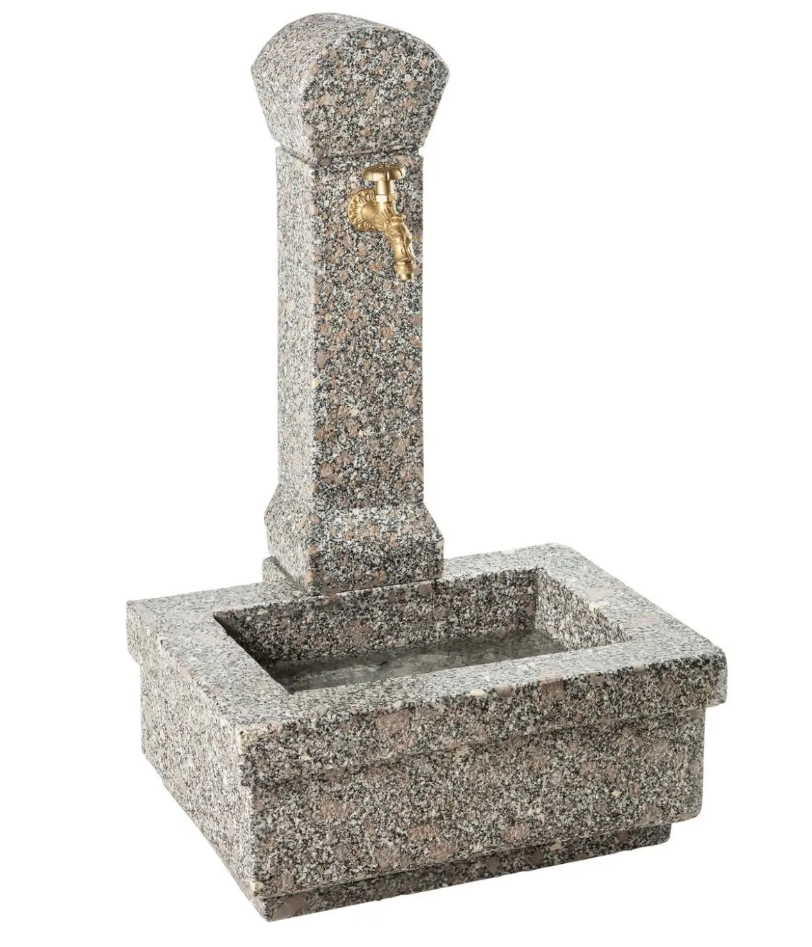 Dehner Granit-Gartenbrunnen Linz, ca. B62/H100/T46 cm