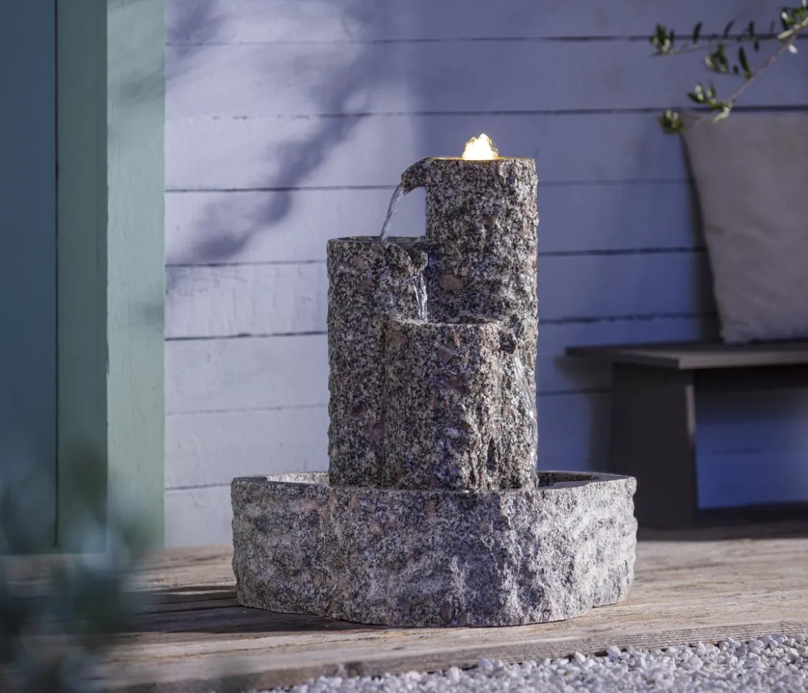 Dehner Granit-Gartenbrunnen Heidelberg, ca. B50/H55/T50 cm