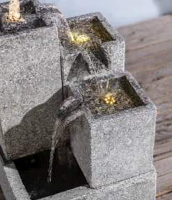 Dehner Granit-Gartenbrunnen Cascada, ca. H65 cm