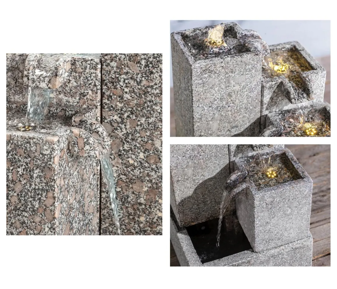 Dehner Granit-Gartenbrunnen Cascada, ca. H65 cm