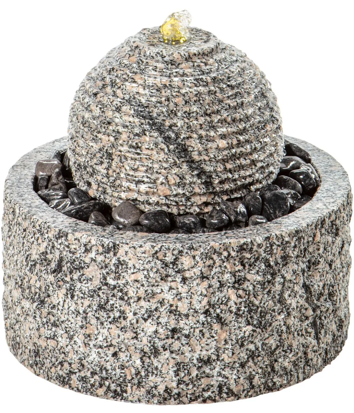 Dehner Granit-Gartenbrunnen Bern, ca. Ø42/H45 cm