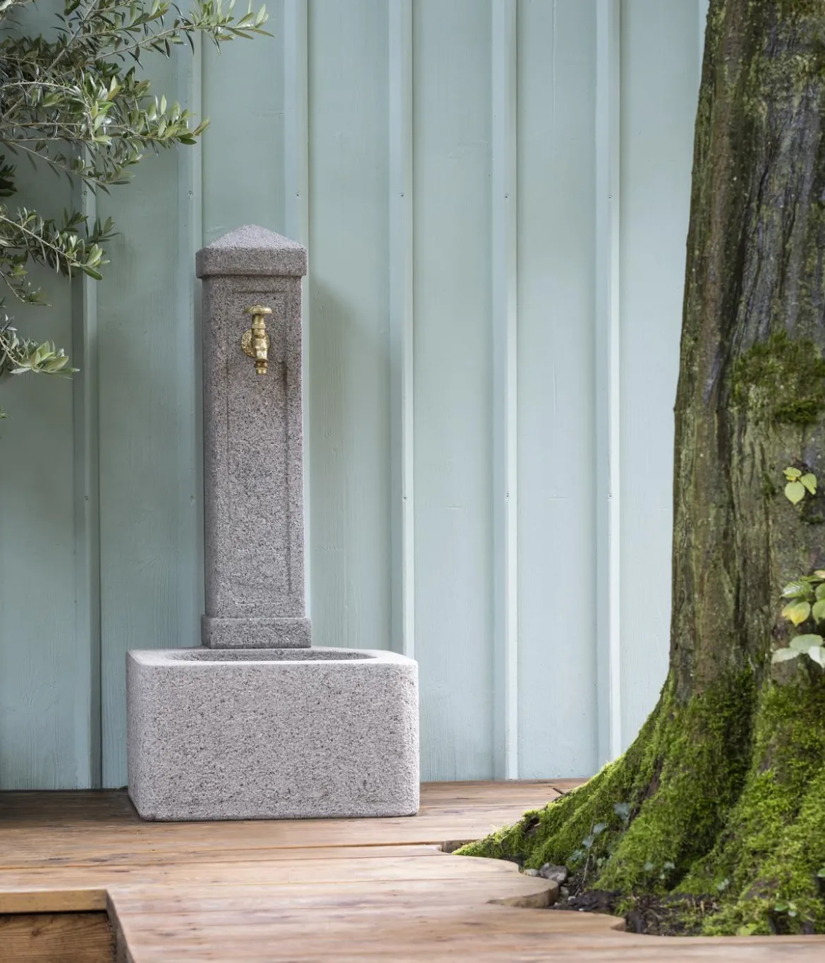 Dehner Granit-Gartenbrunnen Graz, ca. H110 cm