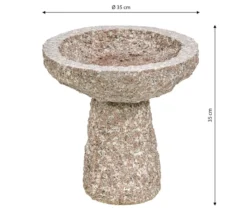 Dehner Granit-Vogeltränke, Ø 35 cm