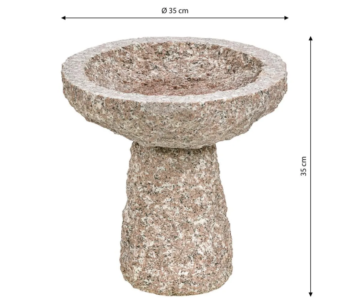 Dehner Granit-Vogeltränke, Ø 35 cm
