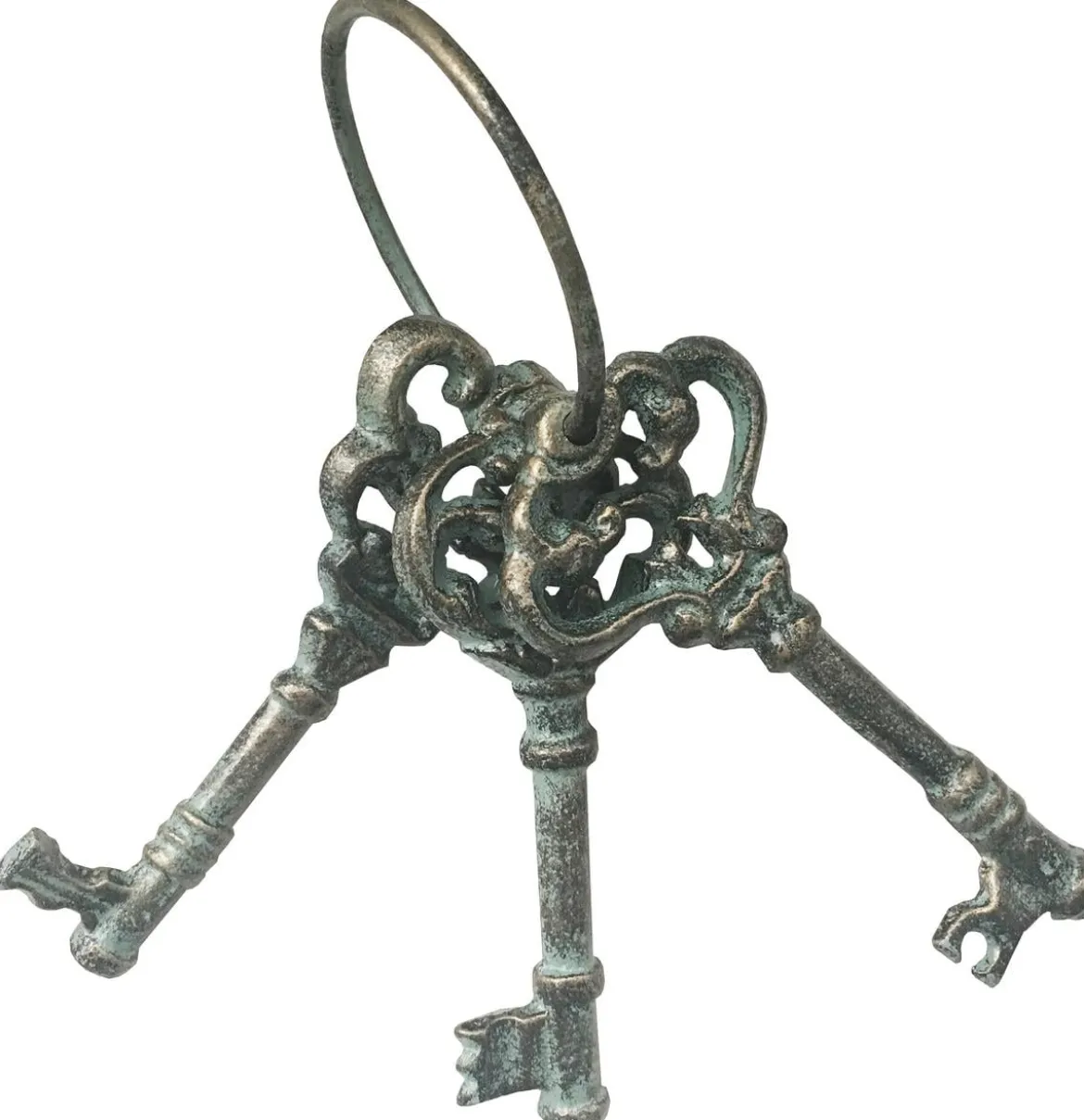 Dehner Gusseisen Schlüssel Antik, 8 x 6,5 x 21,5 cm