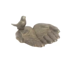 Dehner Gusseisen-Vogeltränke Hand, ca. H8 cm