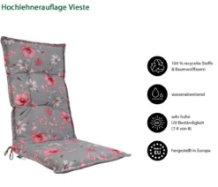 Dehner Hochlehnerauflage Vieste, ca. B50/H6/T123 cm