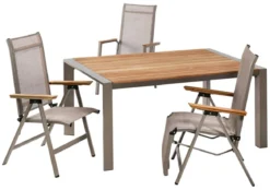 Dehner Holz-Ausziehtisch Cleveland, ca. B160-240/H76/T101 cm