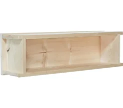 Dehner Holz-Blumenkasten, rechteckig