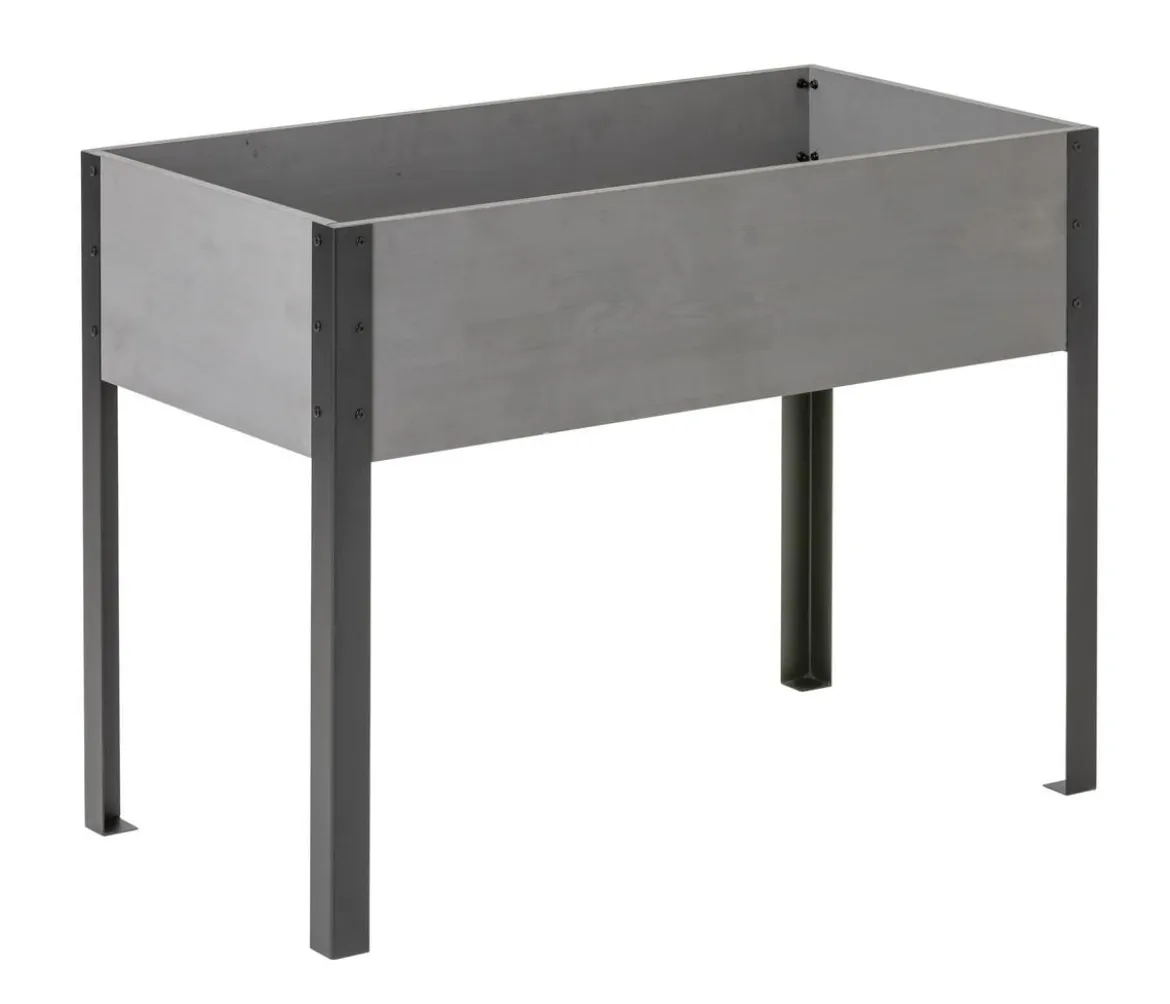 Dehner Holz-Hochbeet Ottawa, grau, ca. B110/H85/T60 cm