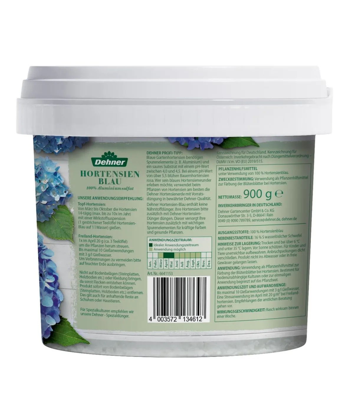 Dehner Hortensien-Blau, 900 g