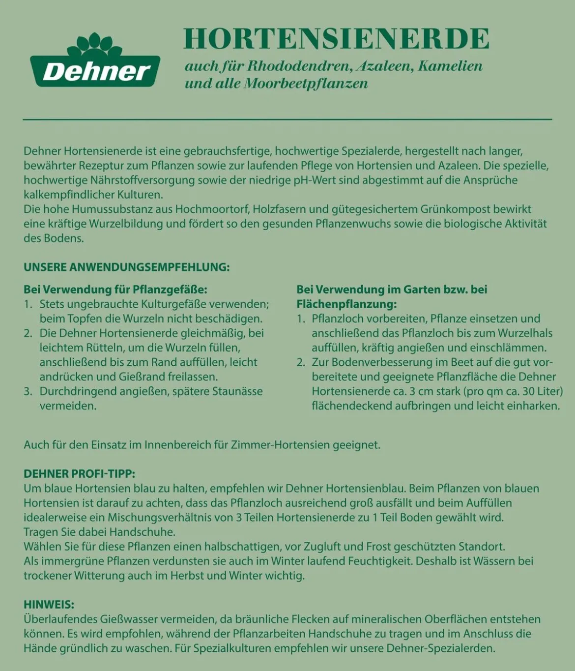 Dehner Hortensienerde, 51 x 20 Liter
