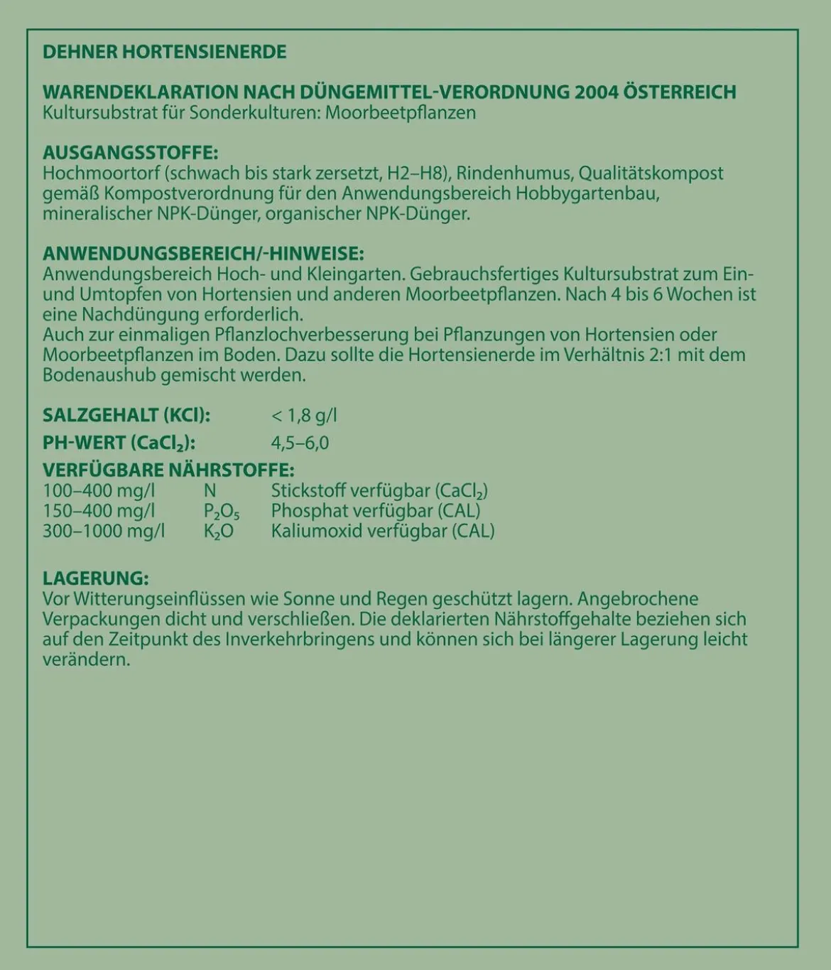 Dehner Hortensienerde, 51 x 20 Liter