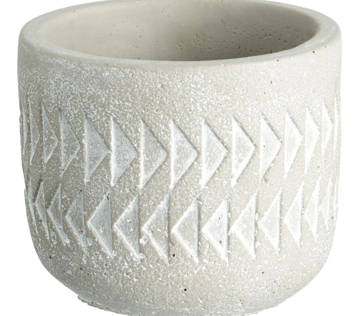 Dehner Keramik-Übertopf Elif, rund, ca. Ø8 cm