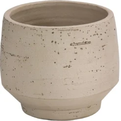 Dehner Keramik-Übertopf Felix, bauchig, beige