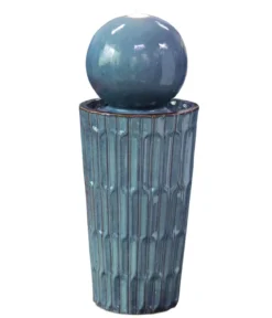 Dehner Keramik-Gartenbrunnen Altona, solarfähig, ca. H72,5 cm