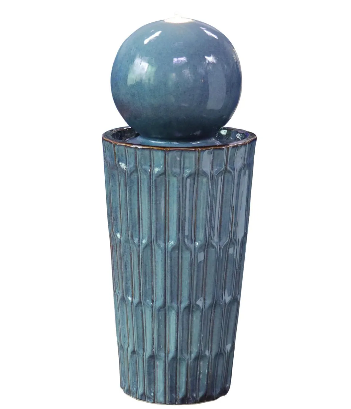Dehner Keramik-Gartenbrunnen Altona, solarfähig, ca. H72,5 cm