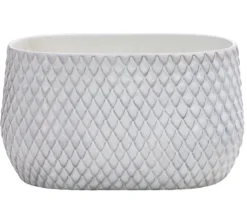 Dehner Keramik-Jardiniere Tamir, bauchig, ca. B28/H16/T16 cm