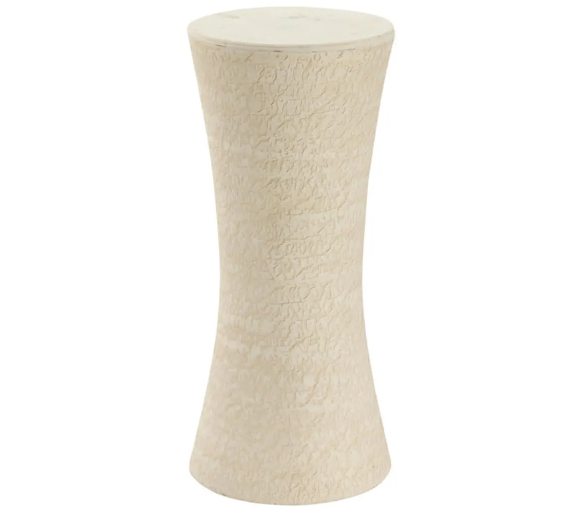 Dehner Keramik-Pflanzsäule Rustika, creme, ca. Ø24/H55 cm