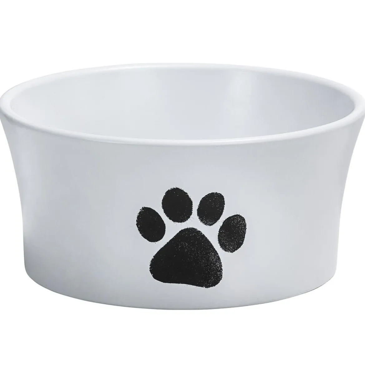Dehner Keramik-Schale Paw, konisch, weiß, ca. Ø20 cm