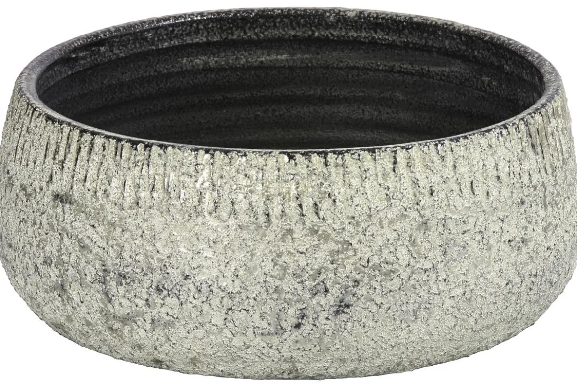 Dehner Keramik-Schale Yves, rund, ca. Ø22/H10 cm