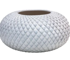 Dehner Keramik-Vase Tamir, bauchig, ca. Ø26/H13 cm