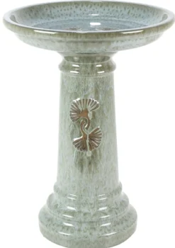 Dehner Keramik-Vogeltränke, ca. Ø41/H57 cm