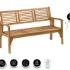 Dehner Klappbank Douglas, 3-Sitzer