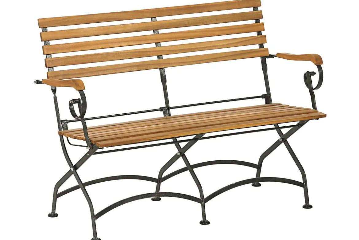 Dehner Klappbank Tegernsee, 2-Sitzer