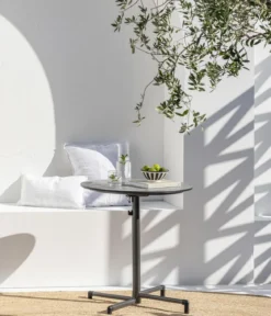 Dehner Klapptisch Capri, rund, ca. Ø70/H74 cm