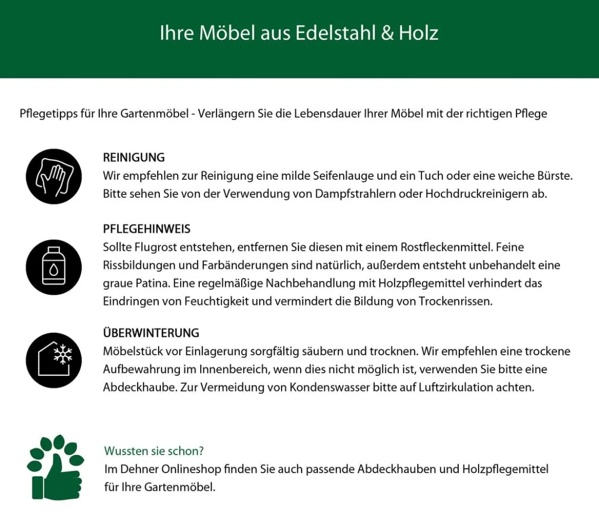Dehner Klapptisch Tegernsee