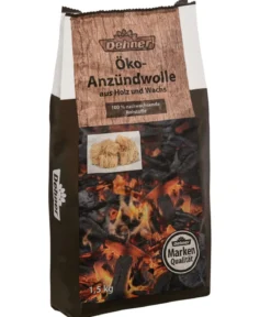 Dehner Öko-Anzündwolle, Holz, 1,5 kg