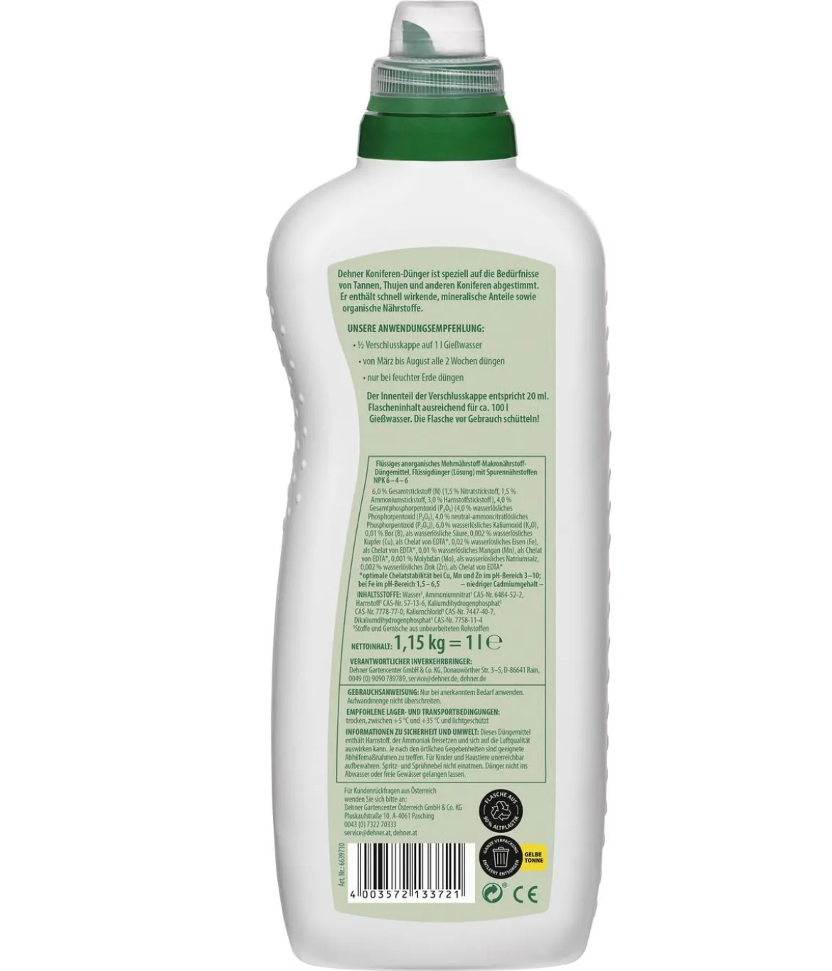 Dehner Koniferen-Dünger, flüssig, 1 l