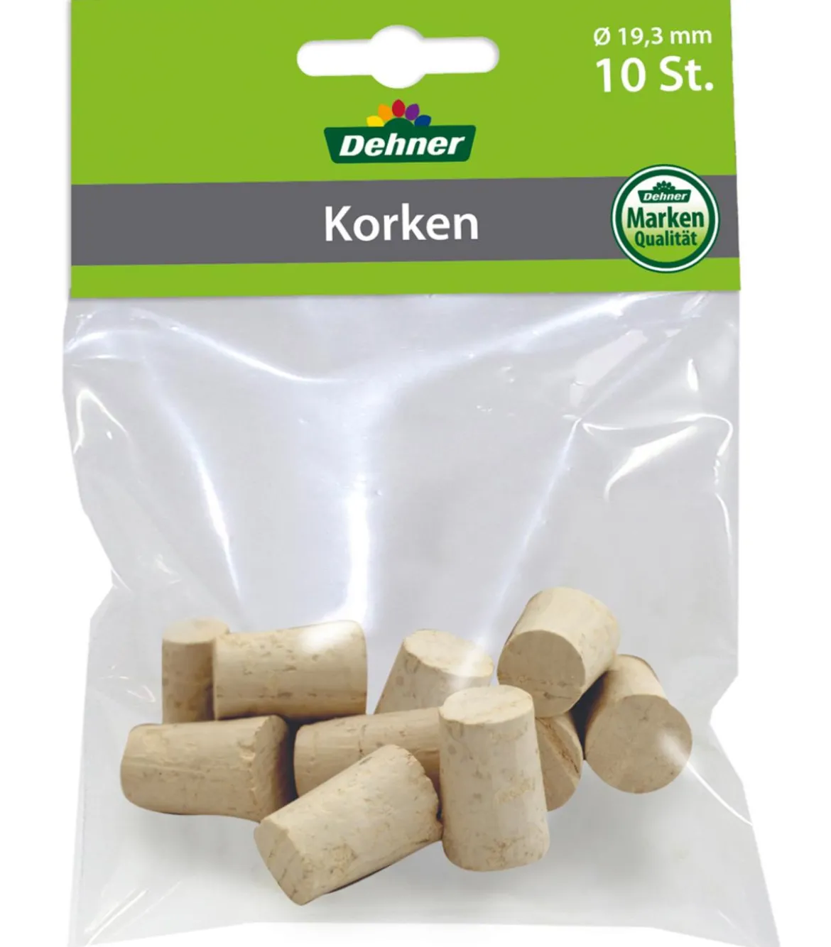 Dehner Korken, Ø19,3 mm, 10er-Set