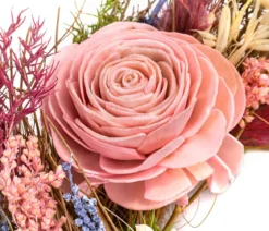 Dehner Kranz Beauty, pink, ca. Ø25 cm